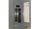 A neatly labeled electrical panel ensuring safety and efficient power distribution in the home at 509 Shelby St, Shelbyville, IN 46176