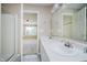 Well-lit bathroom featuring a double vanity at 5258 Brassie Dr, Indianapolis, IN 46235