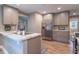 Modern kitchen with stainless steel appliances, and sleek cabinetry at 5315 Camden St, Indianapolis, IN 46227
