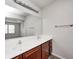 Bathroom featuring a double sink vanity and modern fixtures at 5677 Brownstone Dr # 5677, Indianapolis, IN 46220