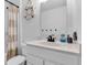 Bright bathroom with decorative mirror and sink vanity at 5710 W 650 N, Thorntown, IN 46071