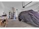 Spacious garage interior featuring a car, workbench, and utility systems at 5710 W 650 N, Thorntown, IN 46071