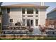 Backyard with spacious deck for outdoor dining and lounging at 6483 Royal Oakland Dr, Indianapolis, IN 46236