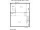 Upstairs floor plan showing bedroom and bathroom layout with entryway access to backyard at 706 N Euclid Ave, Indianapolis, IN 46201