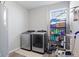 Efficient laundry area with modern appliances and storage solutions at 7834 Fairwood Blvd, Plainfield, IN 46168