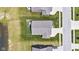 A top-down view showing the house's layout, backyard, driveway, and surrounding landscaping at 8044 Yarmouth Way, Indianapolis, IN 46239