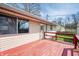Deck with red railing at 829 Meadow Ln, Greenfield, IN 46140