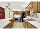 Spacious kitchen with white countertops, stainless steel appliances, and lots of cabinet space at 8619 Wrangler Ct, Indianapolis, IN 46217