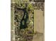 Overhead shot of land plot showing boundaries, lake, and residence at 8879 W County Road 700 S, Coatesville, IN 46121