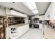Spacious kitchen with a large island, stainless steel appliances, and abundant cabinet space at 8879 W County Road 700 S, Coatesville, IN 46121
