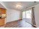 Bright dining area with sliding glass doors leading to a patio at 9054 Cornucopia Dr, Indianapolis, IN 46268
