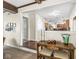 View from dining area into the kitchen and sunroom at 9221 Holyoke Ct, Indianapolis, IN 46268
