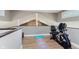 Bright exercise room features tall ceilings and natural light, creating an inviting space for workouts at 102 Roxbury Ln, Noblesville, IN 46062