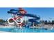 Community water park featuring large water slides at 1102 Clearwell Dr, Greenwood, IN 46143