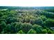 Aerial view showing a neighborhood with houses nestled among many trees at 11510 Ralston Ave, Carmel, IN 46032