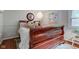 Inviting bedroom featuring a sleigh bed, soft lighting, and cozy decor for a relaxed atmosphere at 11510 Ralston Ave, Carmel, IN 46032