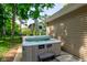 Relaxing hot tub nestled in a private backyard, perfect for unwinding and enjoying the outdoors at 11510 Ralston Ave, Carmel, IN 46032