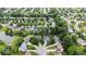 Aerial view of the neighborhood with tree-lined streets and well-manicured lawns showcasing community charm at 11987 Quarry Ct, Fishers, IN 46037
