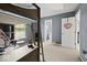 Stylish bedroom featuring a unique loft bed with an attached desk at 11987 Quarry Ct, Fishers, IN 46037