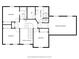 Second floor plan featuring bedrooms, bathrooms, and hall; sizes and dimensions are approximate and may vary at 11987 Quarry Ct, Fishers, IN 46037