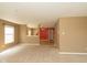 A cozy living room featuring neutral walls, carpet flooring and lots of natural light at 12671 Endurance Dr, Fishers, IN 46037