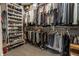 Well-organized walk-in closet with ample storage for shoes, clothes, and accessories at 140 4Th Nw St, Carmel, IN 46032
