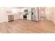 Bright kitchen featuring stainless steel appliances and white cabinetry at 1452 Coen Ct, Columbus, IN 47201