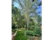 Backyard with a mature shade tree and verdant foliage at 177 Wellington Pkwy, Noblesville, IN 46060