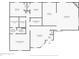 Detailed floorplan showing the layout of the home including bedrooms, bathrooms, kitchen, and living areas at 2145 W Autumn Ln, Columbus, IN 47201