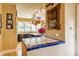 Bright kitchen featuring custom tile, modern appliances and an island with bar seating at 224 N Pennsylvania St, Greenfield, IN 46140
