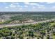Scenic aerial view of the neighborhood showcasing the lush greenery and convenient highway access at 2326 Gradison Cir, Indianapolis, IN 46214