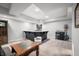 Finished basement with a bar area and ample space for recreation and relaxation at 2805 Fox E Ct, Martinsville, IN 46151