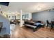 Open concept dining area with comfortable seating and easy access to the living room at 2887 Ludwig Dr, Indianapolis, IN 46239