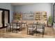 Bright conference room with neutral walls, wooden floors, and stylish furnishings at 3142 Balsamroot Rd, Greenwood, IN 46143