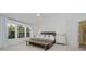 Main bedroom with high ceilings, large windows and carpet at 3876 Kegler Way, Carmel, IN 46074