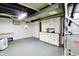 Spacious unfinished basement with a utility sink and lots of storage space at 3940 E 57Th St, Indianapolis, IN 46220