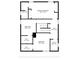 Second floor layout featuring bedrooms, bathrooms, and walk-in closets, providing ample space at 4605 Clairmont Dr, Columbus, IN 47203