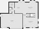 First floor plan showing the Kitchen, Dining Room, Living Room, and Garage at 5030 E 800 N, Columbus, IN 47203