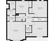 Second floor plan highlighting bedrooms, bathrooms, laundry room, and closets at 5030 E 800 N, Columbus, IN 47203