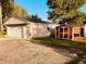 View of garage and storage shed in backyard at 514 W 6Th St, Sheridan, IN 46069