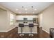 Stylish kitchen featuring a center island, stainless steel appliances, and modern finishes at 5767 Bluff View Ln, Whitestown, IN 46075
