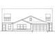 New construction home featuring a 2-car garage, covered porch, and decorative gable with accent windows at 6027 Bluecrest Dr, Brownsburg, IN 46234
