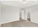 Bedroom features neutral paint, carpet, and closet and bathroom access at 6762 Brentwood Ct, Brownsburg, IN 46112