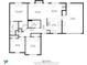Detailed floor plan showcasing the layout of the home with labeled rooms and dimensions at 6933 Grey Wolf Dr, , IN 46164
