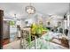 Open concept living space featuring the living room, dining area, and kitchen with cohesive design elements at 6933 Grey Wolf Dr, , IN 46164