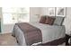Inviting bedroom with a large window and comfortable bed, designed for relaxation and peaceful nights at 7042 Gavin Dr, Indianapolis, IN 46217
