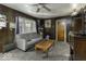 Inviting living room with wood paneling and a cozy atmosphere at 719 Melvenia St, Indianapolis, IN 46219