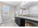 This well-lit bathroom features modern fixtures and a spacious vanity at 7249 Red Maple Dr, Zionsville, IN 46077