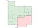 First floor layout featuring a living room, dining area, kitchen, Gathering room and garage at 7249 Red Maple Dr, Zionsville, IN 46077