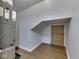 Small unfinished storage room with open crawlspace at 730 N Forsythe St, Franklin, IN 46131